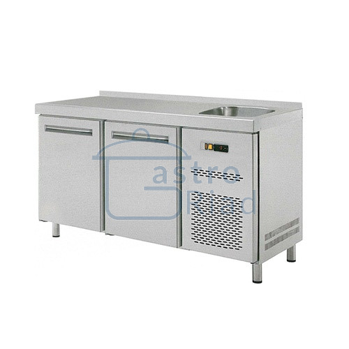 Zobraziť tovar: Stôl chladiaci s drezom, 2 x dvere, RT-2D-S