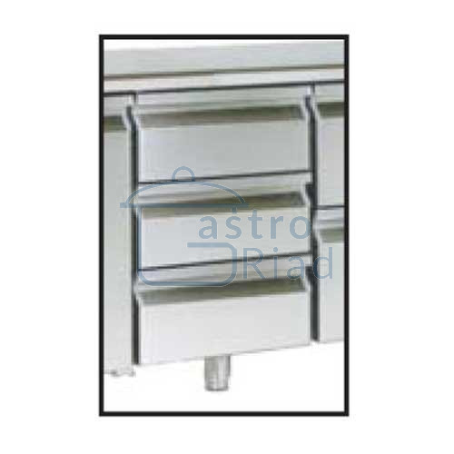 Zobraziť tovar: Zásuvkový set 3x1/3 k chladiacim stolom, ZS-131313 SS/ H850